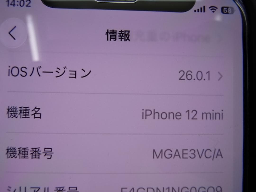 iPhone 12 mini 　海外 カナダ版　64GB