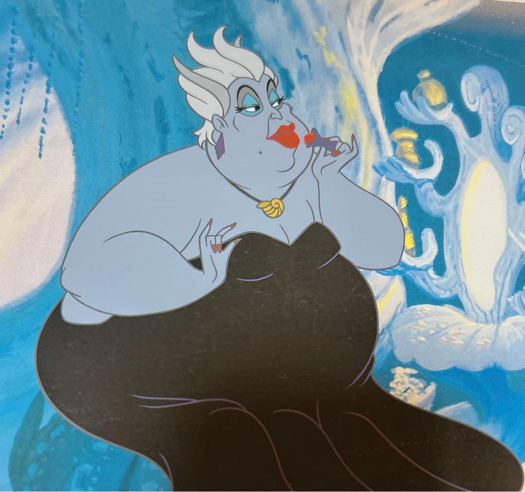 ベルリトルマーメイド　アースラ絵画　ディズニーヴィランズ　リミテッド貴重品