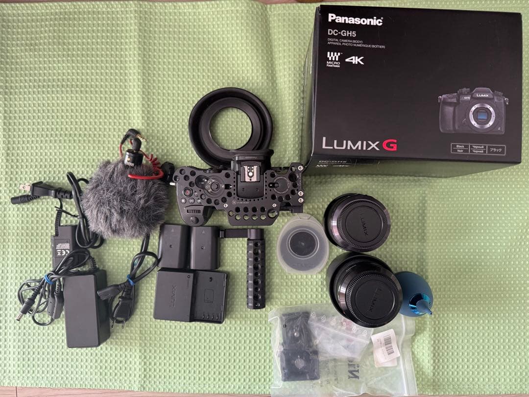 Panasonic LUMIX GH5本体/レンズ/マイク/リグ/NDフィルター