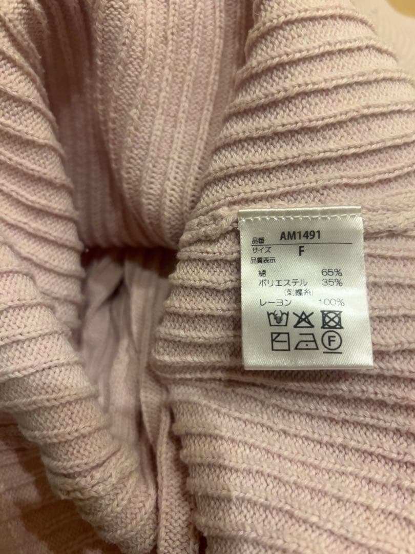 トップス ANDMARY lindsay logo tops pink