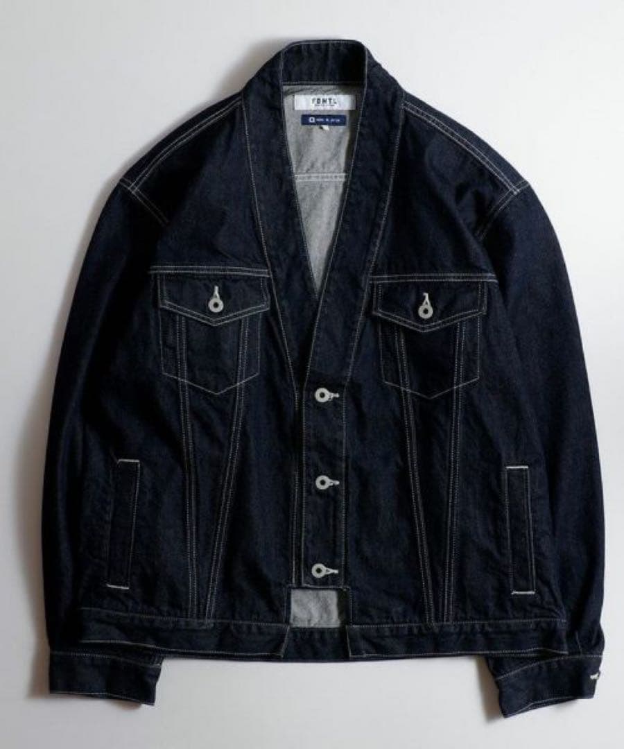 ジャケット・アウター FDMTL DENIM HAORI JACKET RINSE