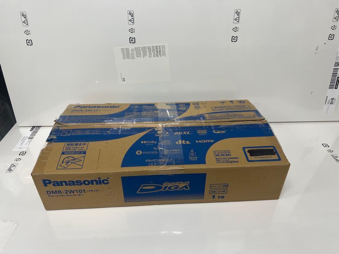 Panasonic ブルーレイレコーダー1TB 2チューナーDMR-2W101
