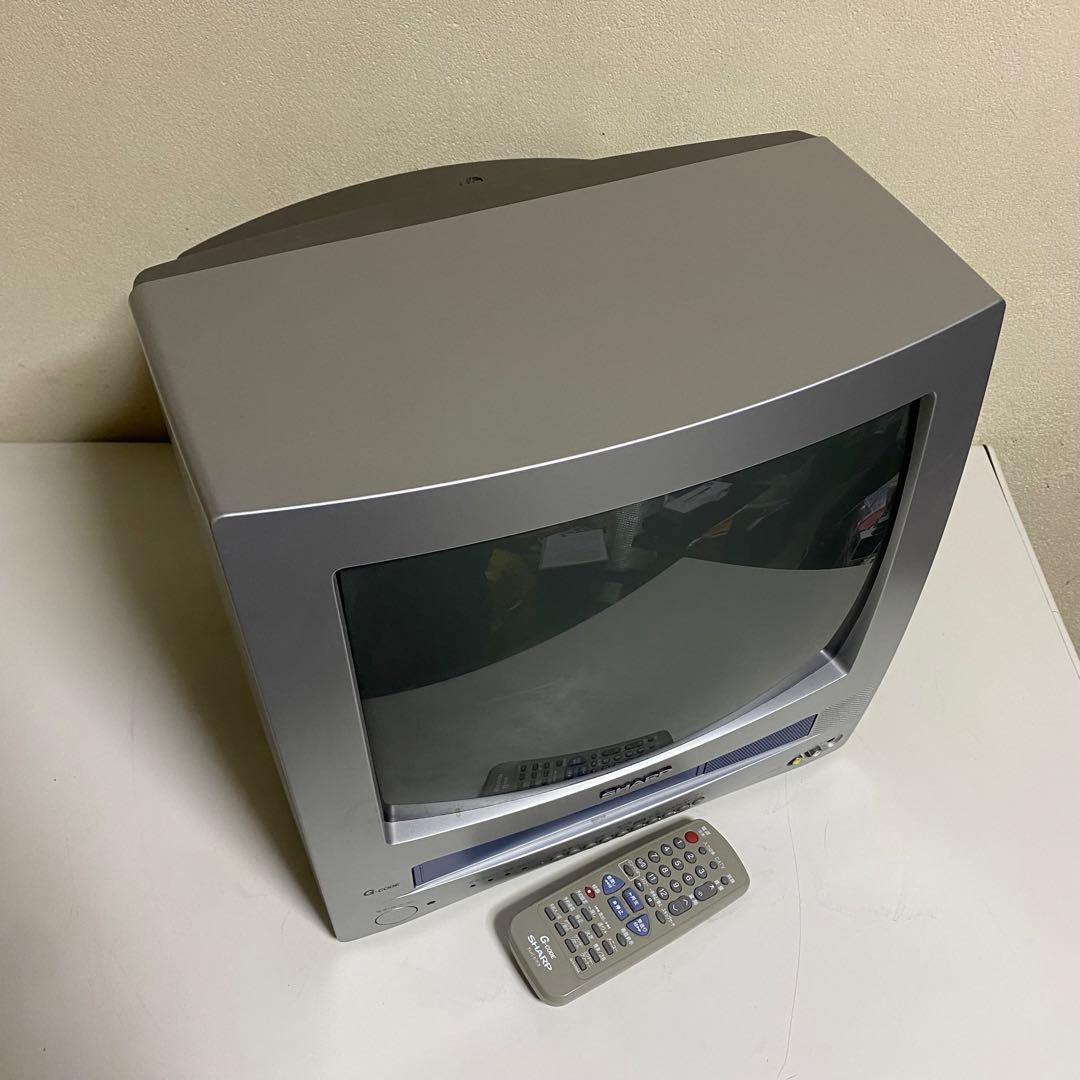 動作確認済み SHARP ビデオ付カラーテレビ VT-14GH5 テレビデオ