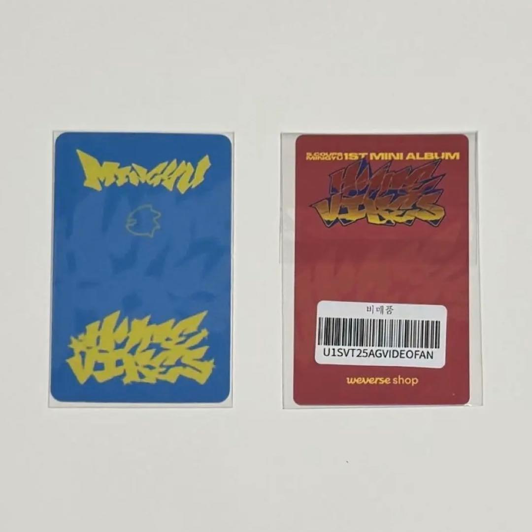 SEVENTEEN C×M HYPE VIBES 特典 トレカ ミンギュ