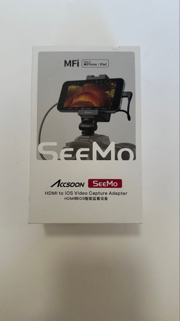 AccsoonSeeMo+バッテリー２個＋充電器セット