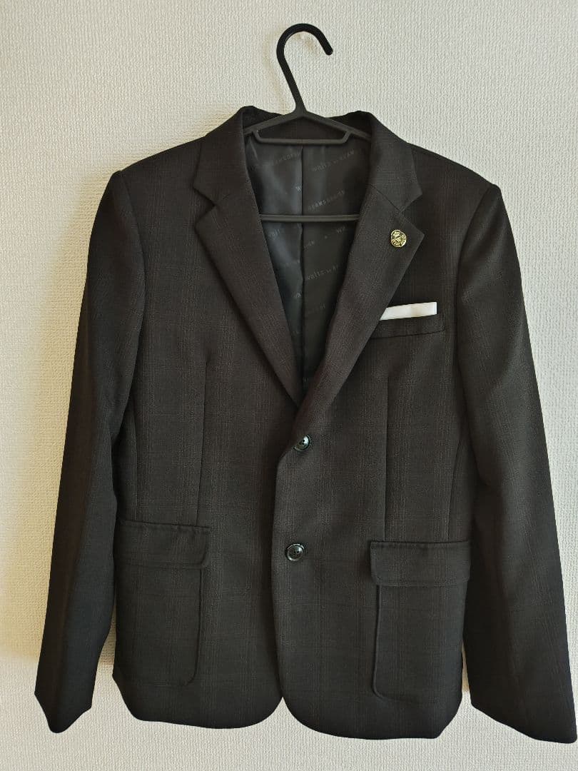 ブラウン チェック柄 スーツ6点セット　BEAMS　160cm