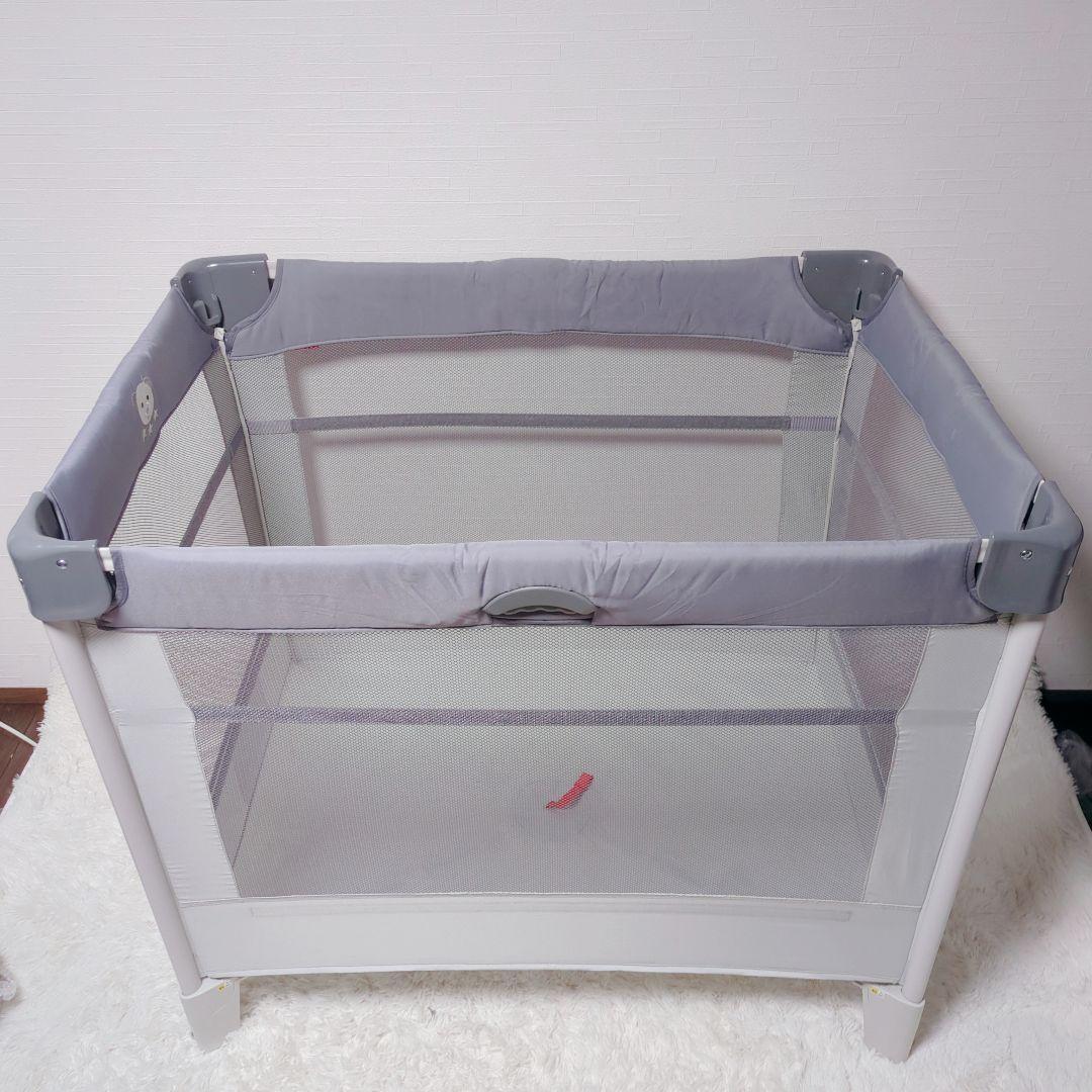 アップリカ ココネルエアーAB ベビーベッド グレーベアー