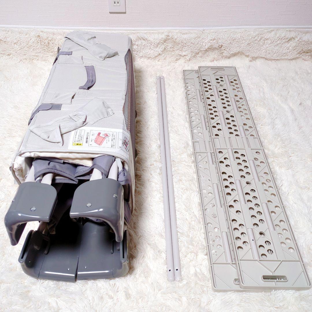 アップリカ ココネルエアーAB ベビーベッド グレーベアー