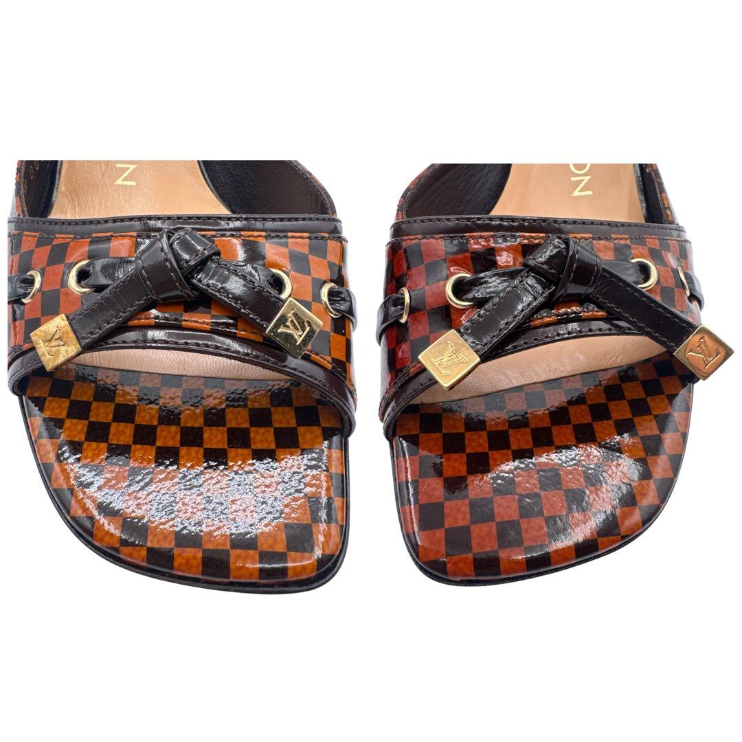 LOUIS VUITTON ルイヴィトン ダミエ ミュール 36 ヒール