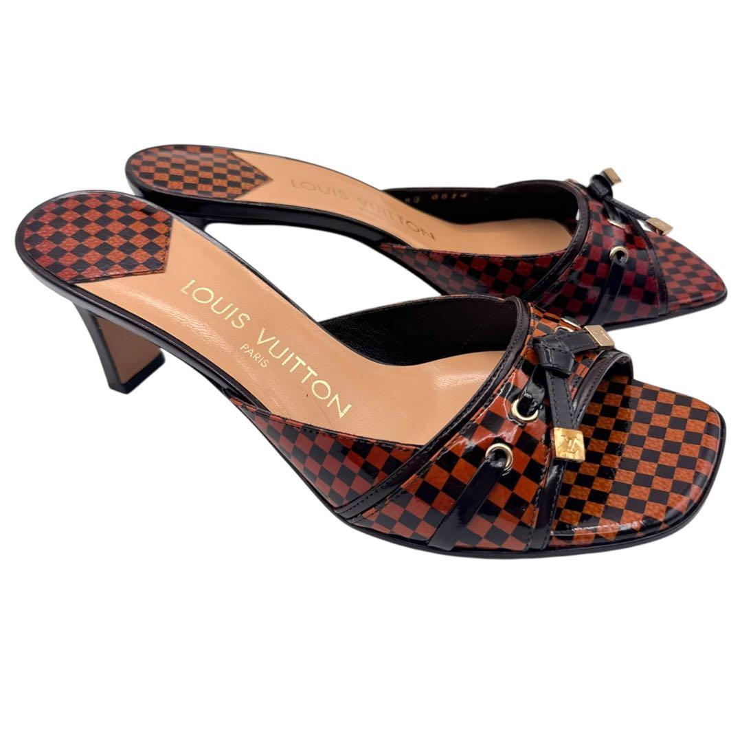 LOUIS VUITTON ルイヴィトン ダミエ ミュール 36 ヒール