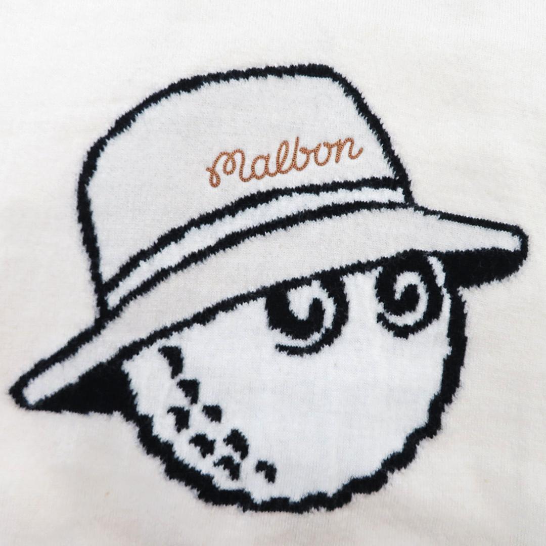 MALBON マルボンゴルフ 裏地付き ニットセーター サイズS [M6499]