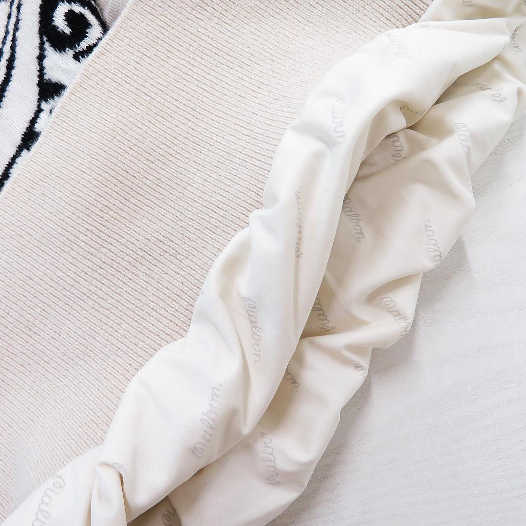 MALBON マルボンゴルフ 裏地付き ニットセーター サイズS [M6499]