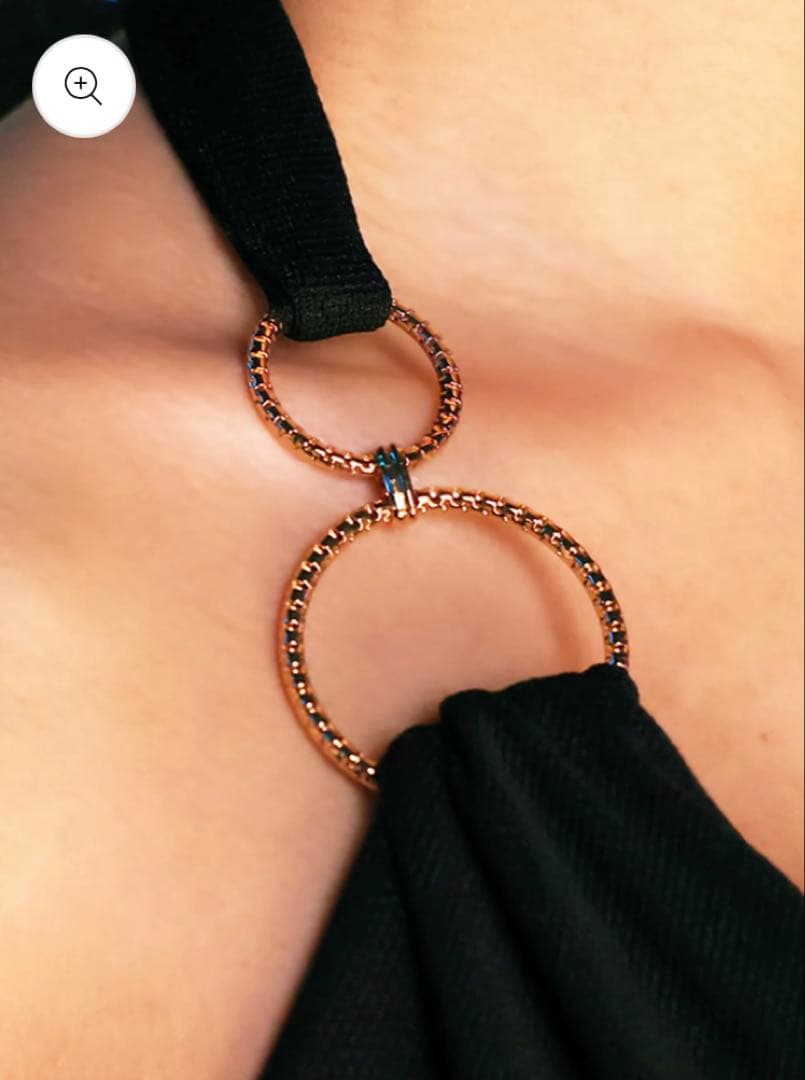 AR ANGELR ダークグリーン ホルターネックドレス