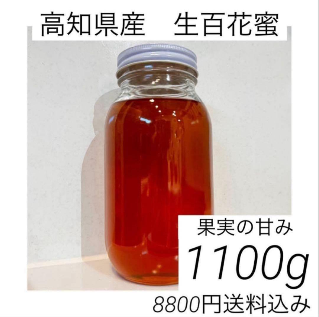 高知県産　生百花蜜　生はちみつ　無添加　非加熱　日本蜜蜂　生きた酵素