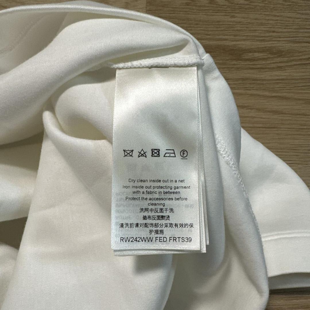 ルイヴィトン LVチェーン スナップスリーブクロップトップ Tシャツ S