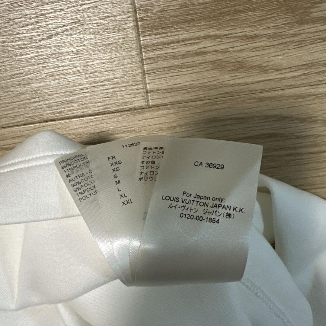 ルイヴィトン LVチェーン スナップスリーブクロップトップ Tシャツ S