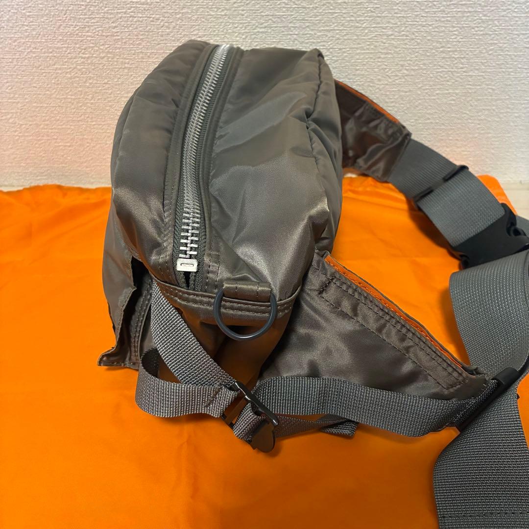 【未使用】ポーター　タンカー　ウエストバッグ　シルバーグレー