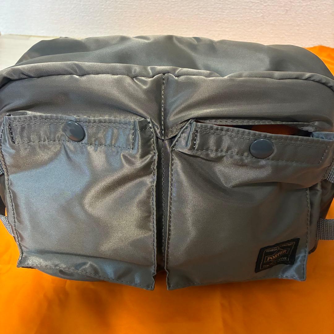 【未使用】ポーター　タンカー　ウエストバッグ　シルバーグレー