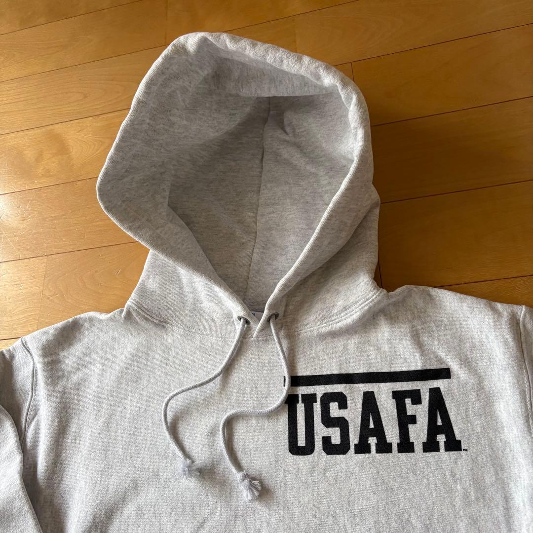 【新品】USA限定チャンピオン リバースウィーブUSAFA 染み込みプリント M