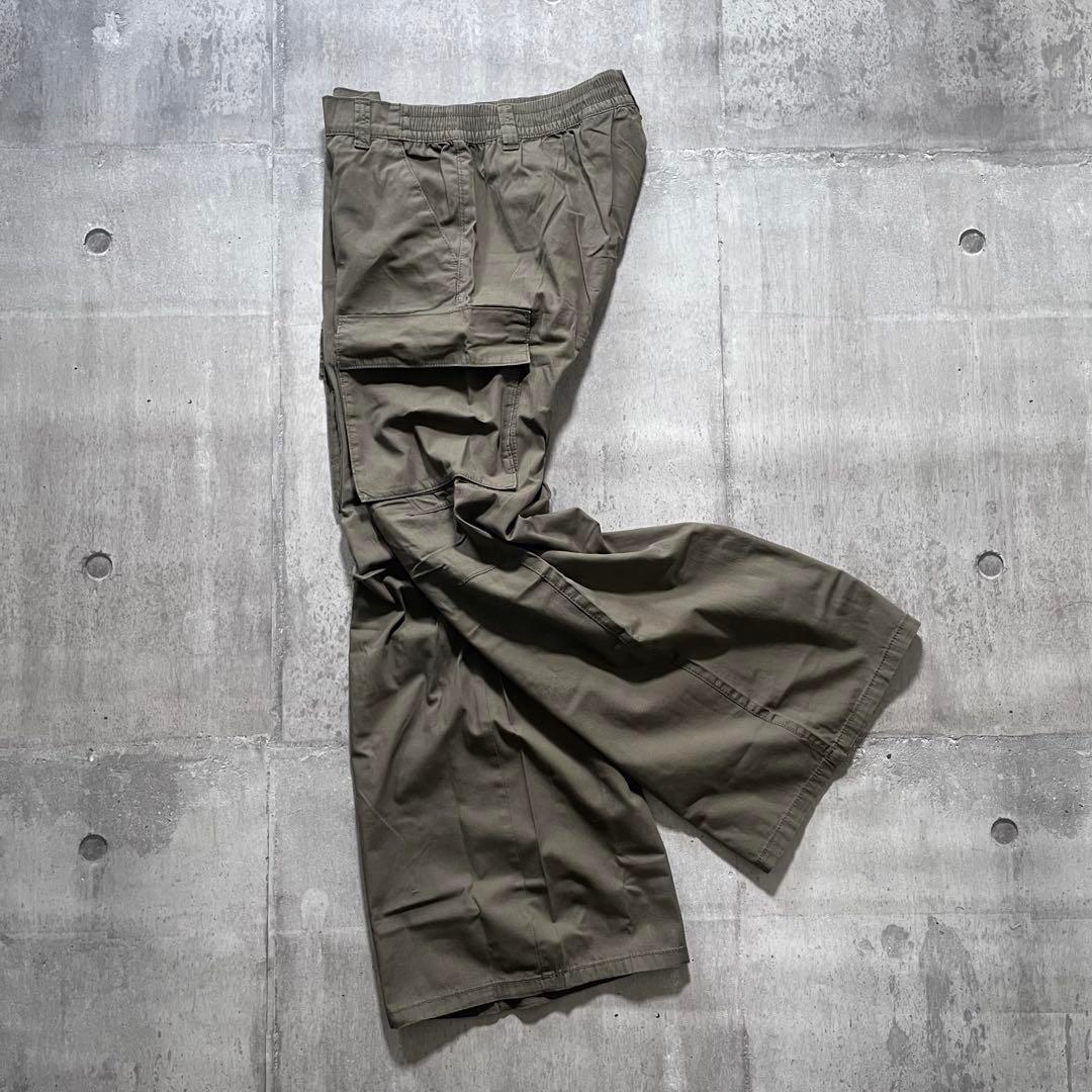 パンツ y2k grunge flare cargo pants archive