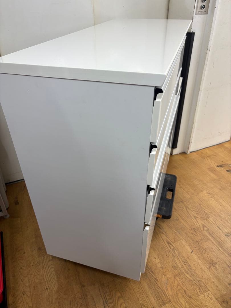 M068 ニトリ キッチンカウンター 幅1200mm ホワイト