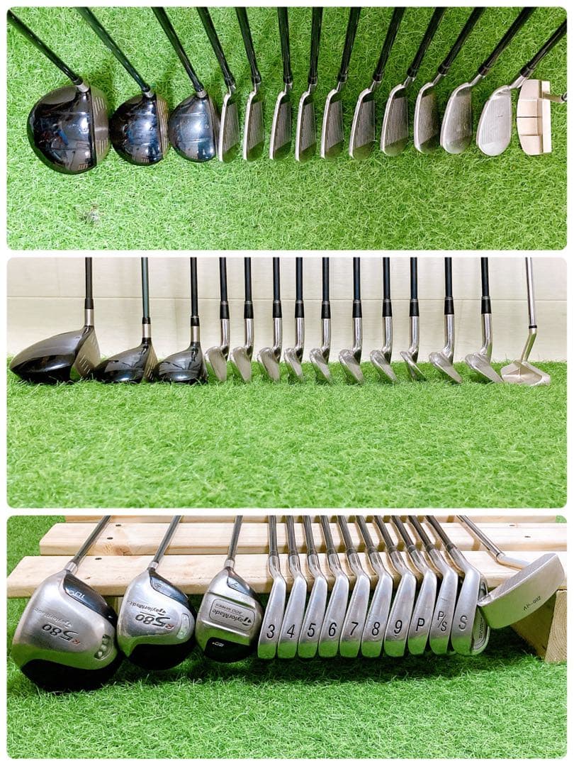 H2.テーラーメイド　初心者オススメ　メンズセット　ゴルフクラブ　14本