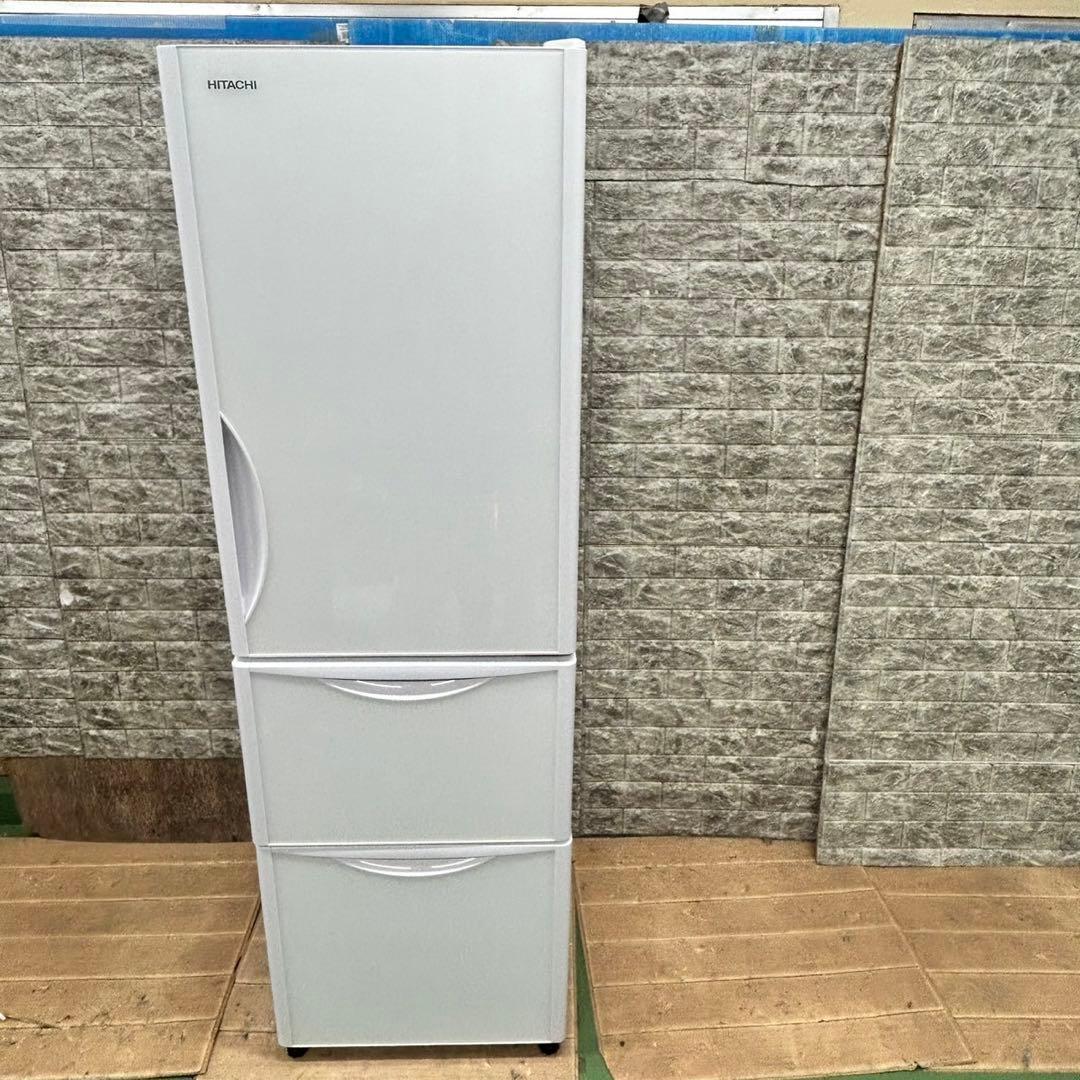 591 冷蔵庫　大型　300L〜400L 右開き　自動製氷機付　保証込　極美品