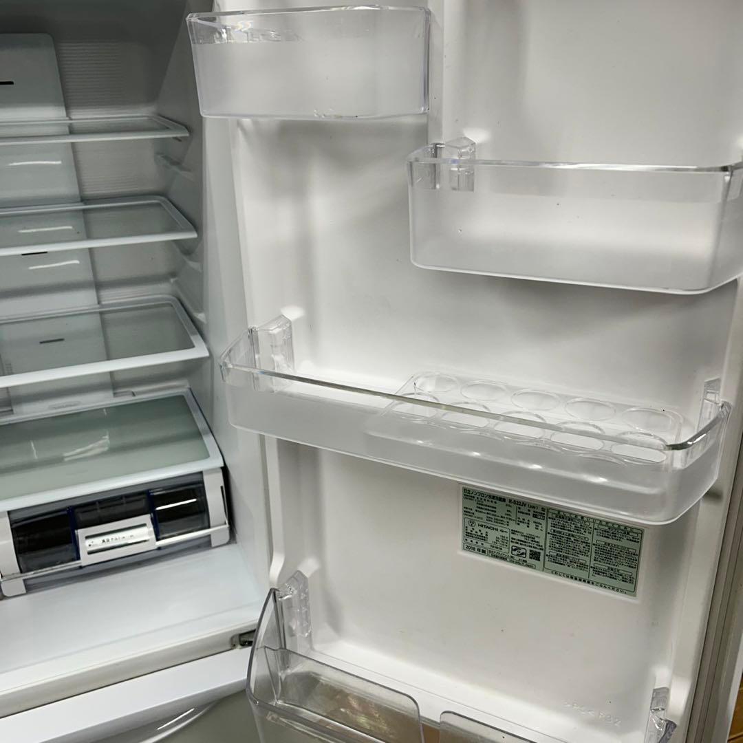 591 冷蔵庫　大型　300L〜400L 右開き　自動製氷機付　保証込　極美品