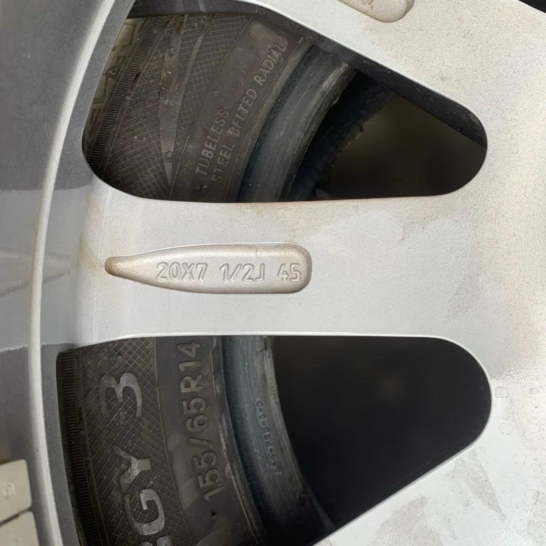 nao 新車外し マツダCX-60 20インチ ホイール （青0539）