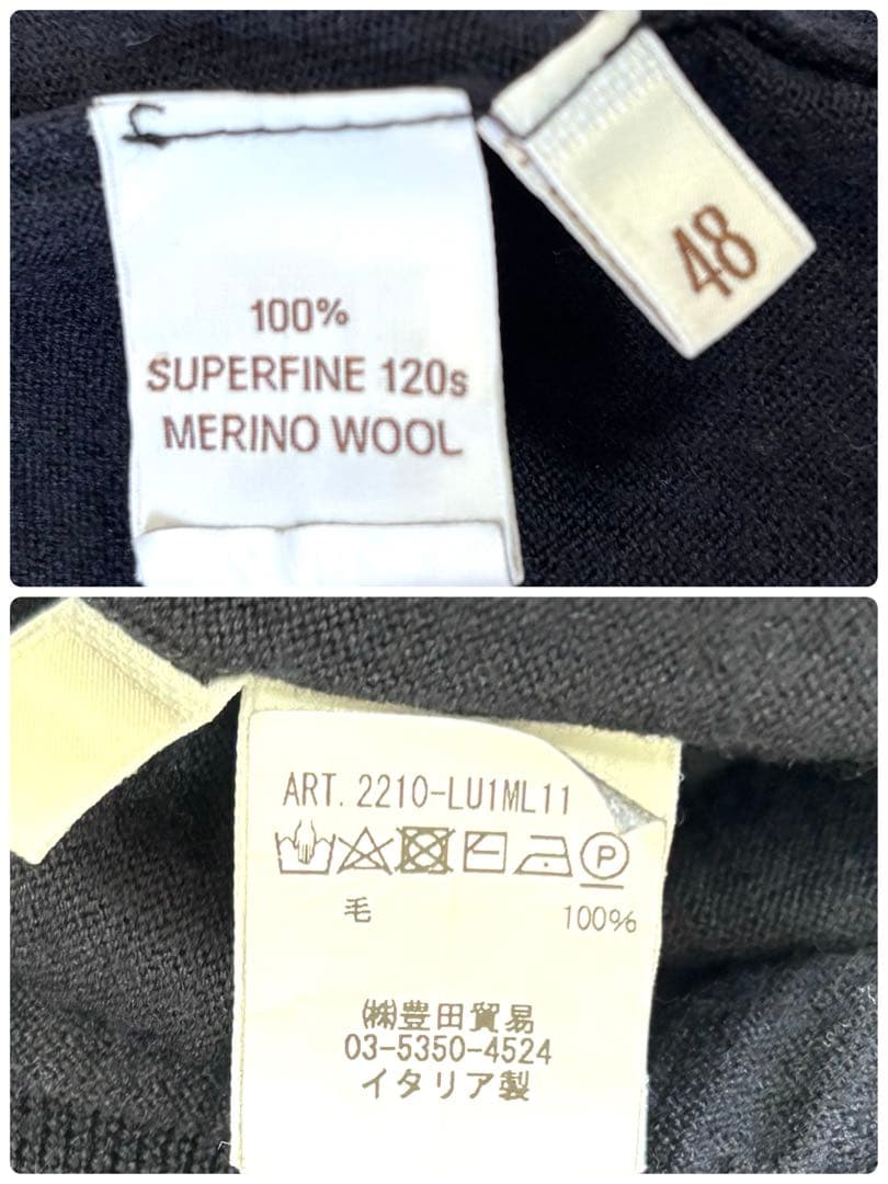 【イタリア製】フィリッポデローレンティス ニット モックネック super120