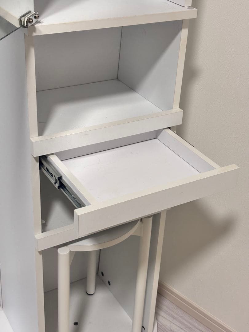 ホワイトドレッサー・鏡台