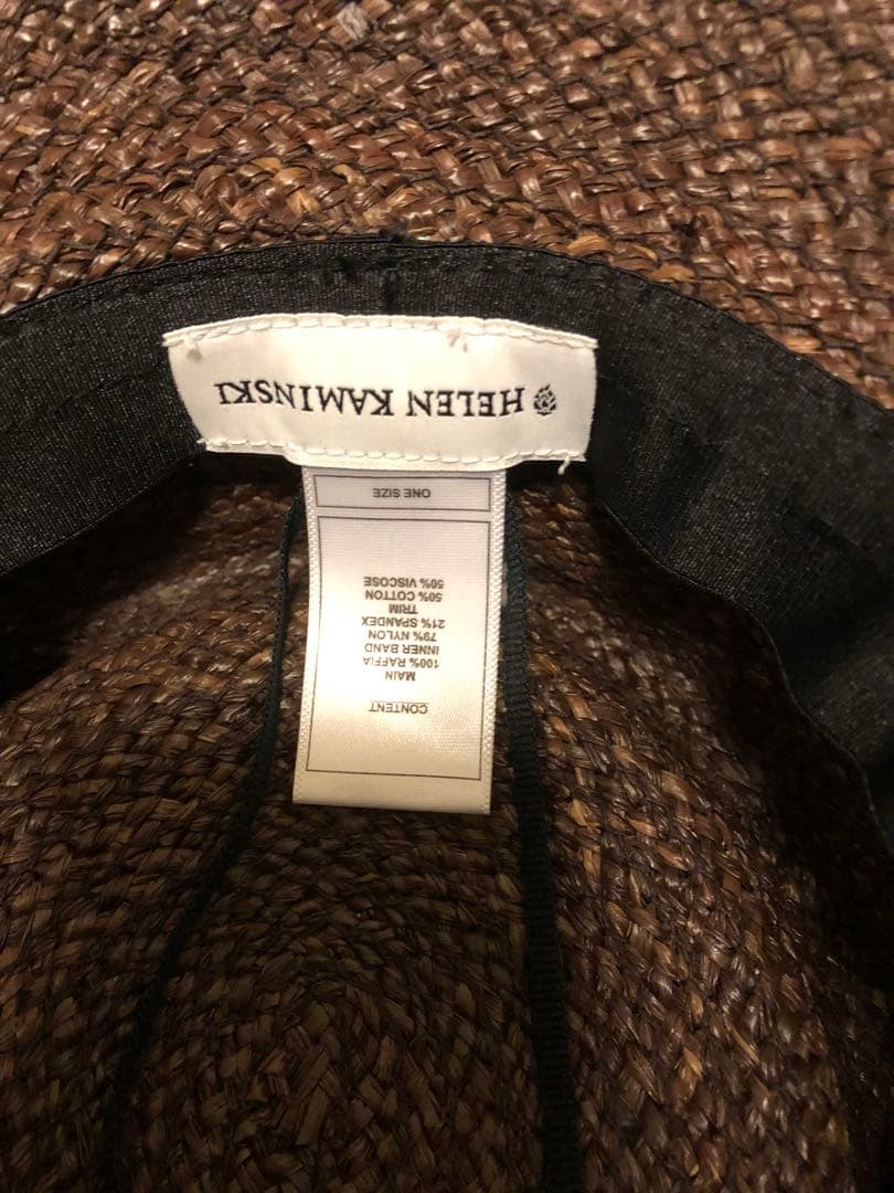 HELEN KAMINSKI ヘレンカミンスキー帽子ブラウン　50000円以上→