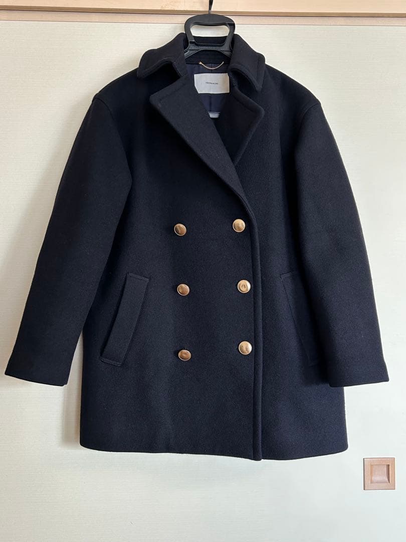 【FRAMeWORK】ラムリバーメルトンPコート♪36♪