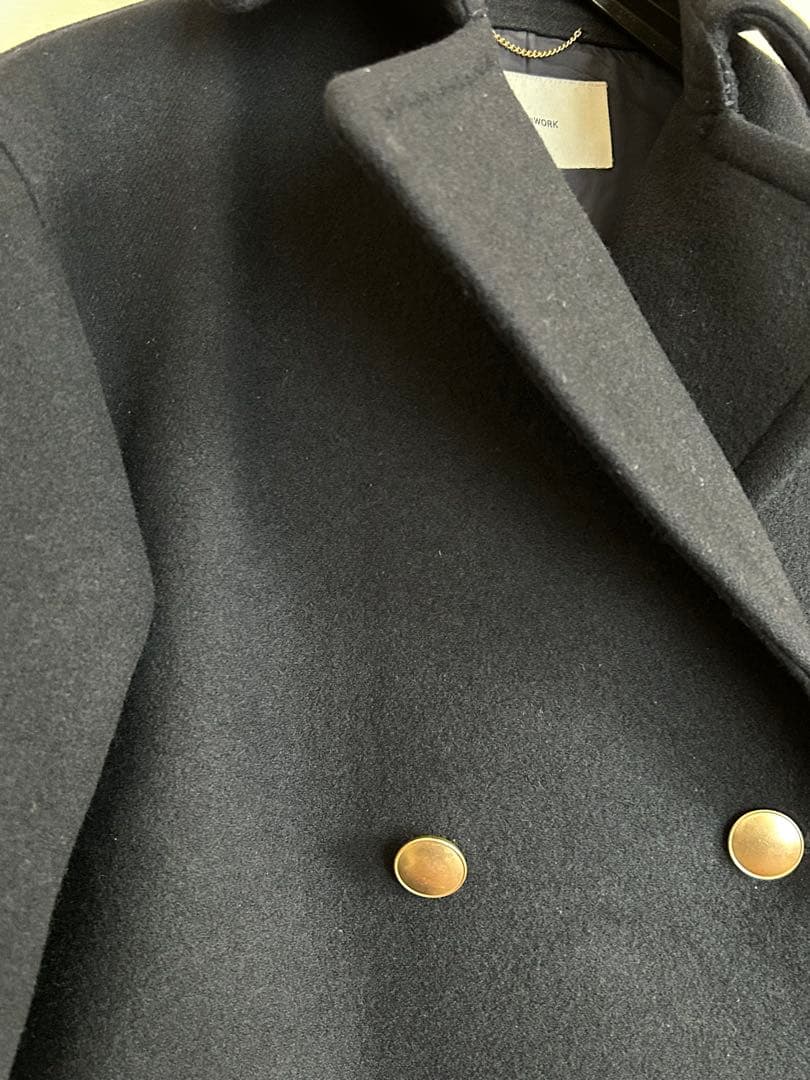 【FRAMeWORK】ラムリバーメルトンPコート♪36♪