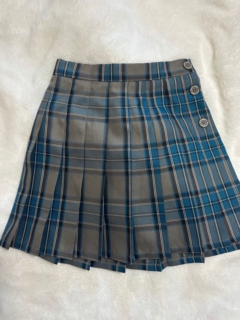 (リッチ) 値下げ！ネイビー ブレザー チェック柄スカート セット　卒業式
