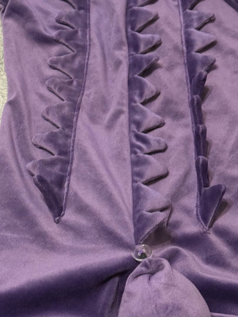 新品紫色フード付きボディスーツ キャラクター衣装 ゲンガー ポケモン