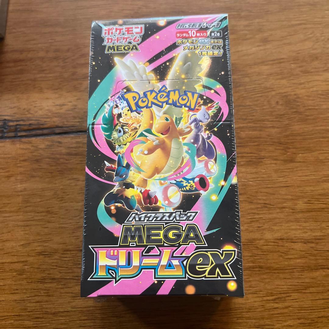 ポケモンカードゲーム MEGAドリームex シュリンク付き　未開封