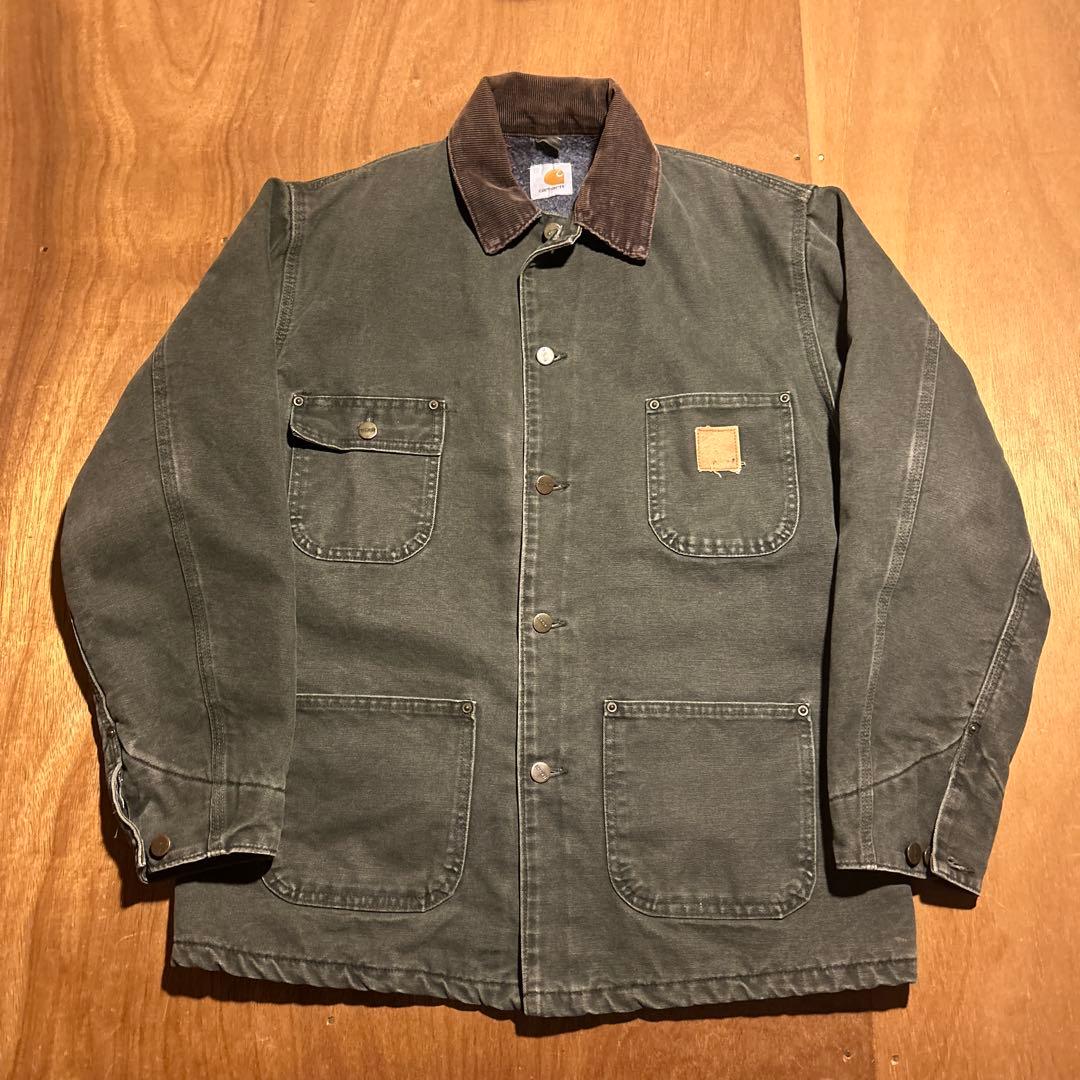 Carhartt 希少 ミシガンチョアコート Mサイズ MOS モスグリーン