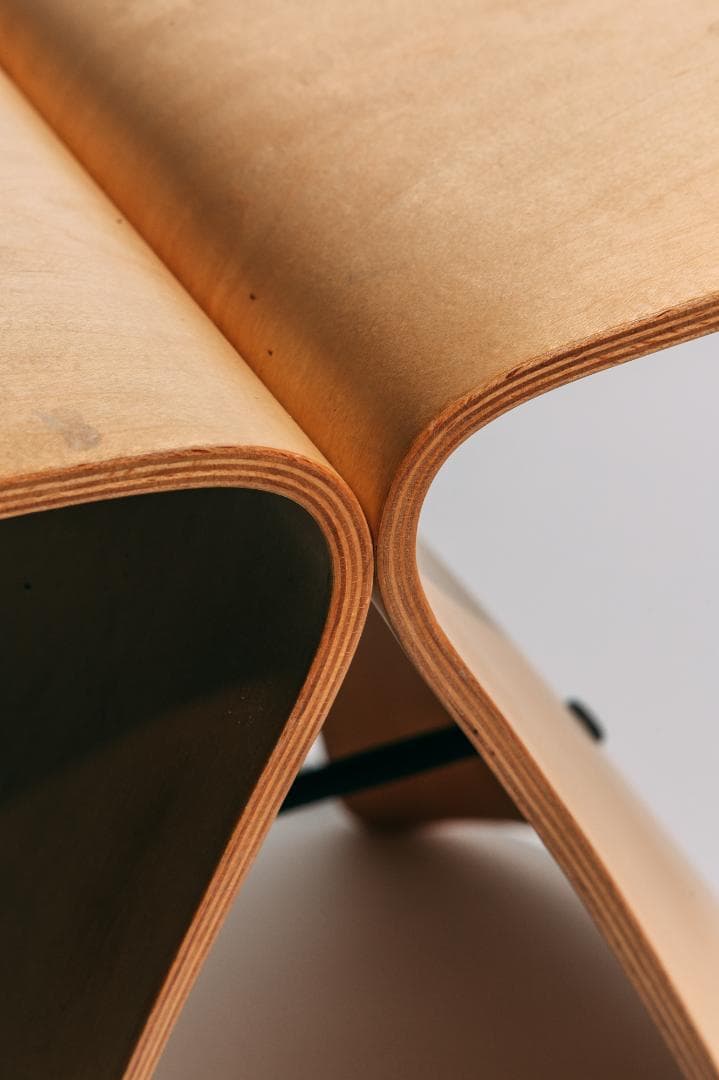 天童木工 柳宗理　バタフライスツール メイプル