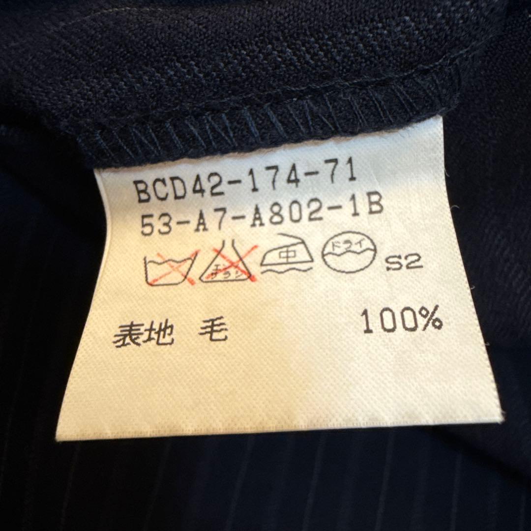 【美品】バーバリーロンドン ダブル スーツセットアップ ストライプ　A6