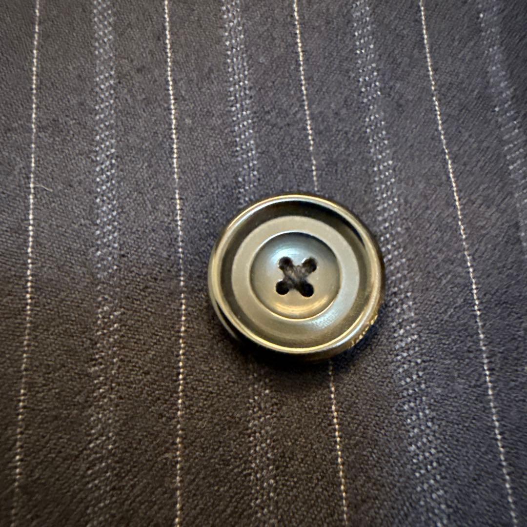 【美品】バーバリーロンドン ダブル スーツセットアップ ストライプ　A6