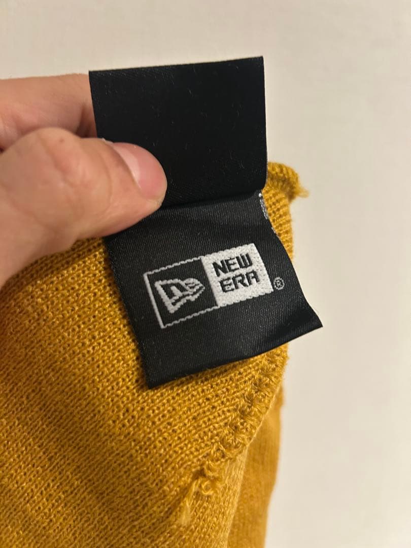 Supremeビーニー　ボックスロゴニット帽　袋付き 新品正規品　キャメル系色