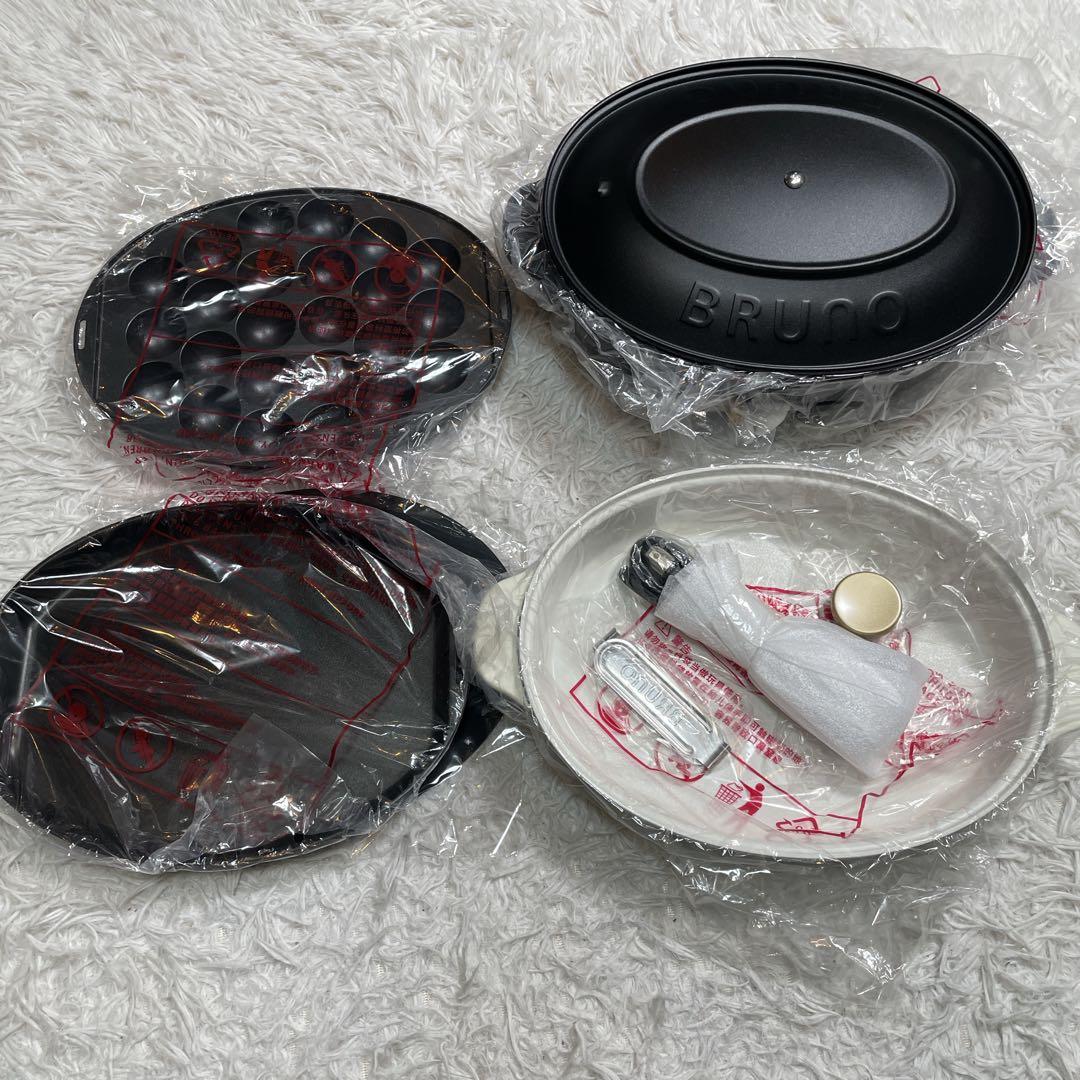 新品　未使用　ブルーノ　オーバルホットプレート　ブラック