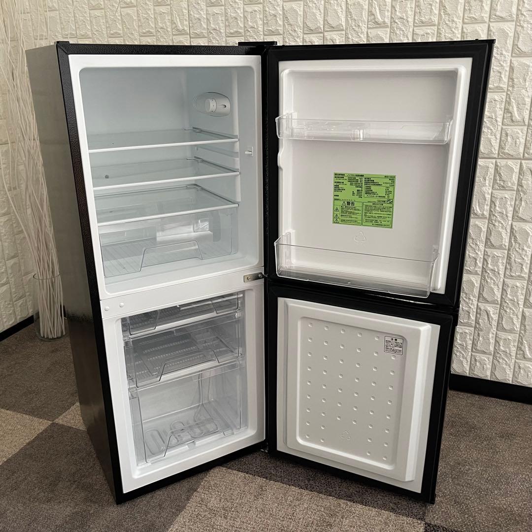 東京23区配送無料✨家電3点セット　ブラック　冷蔵庫　洗濯機　レンジ　美品