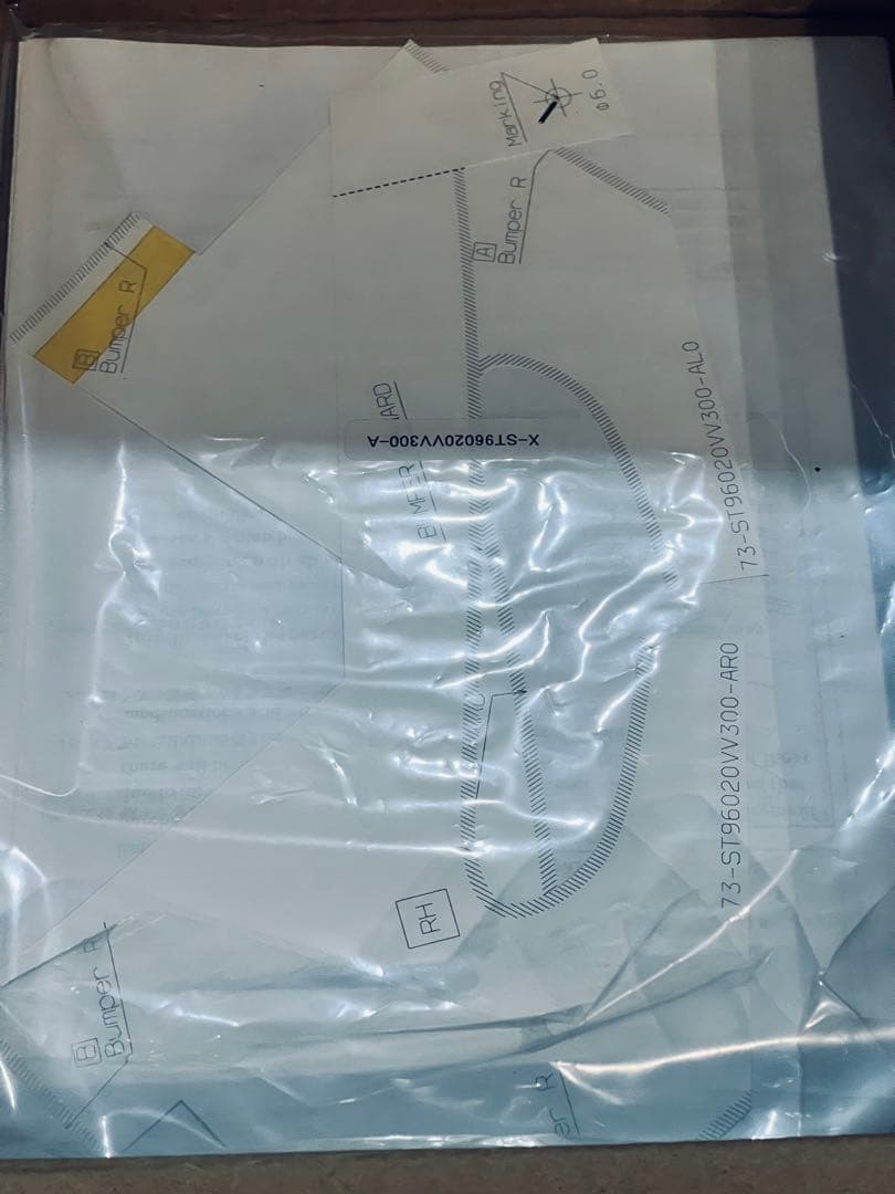 【純正品】ST96020VV300 フロントバンパーカナード　VA WRX