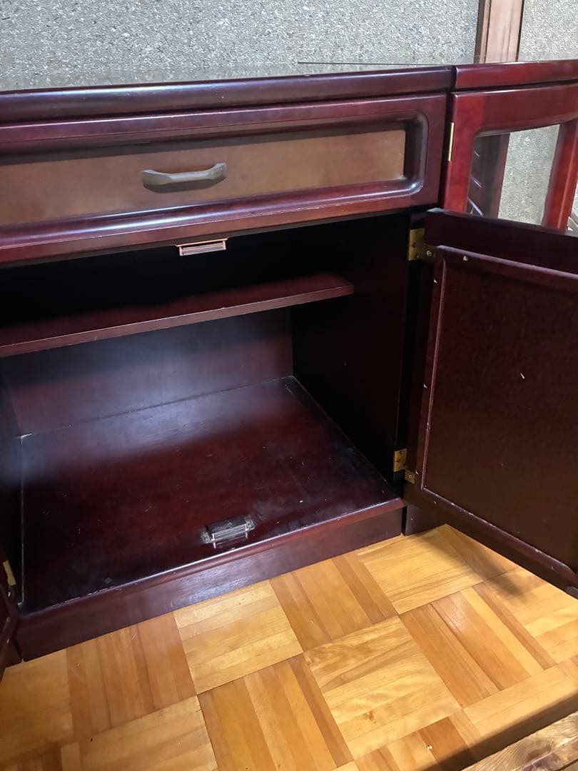 【Kodo】 karimoku カリモク キャビネット アンティーク①