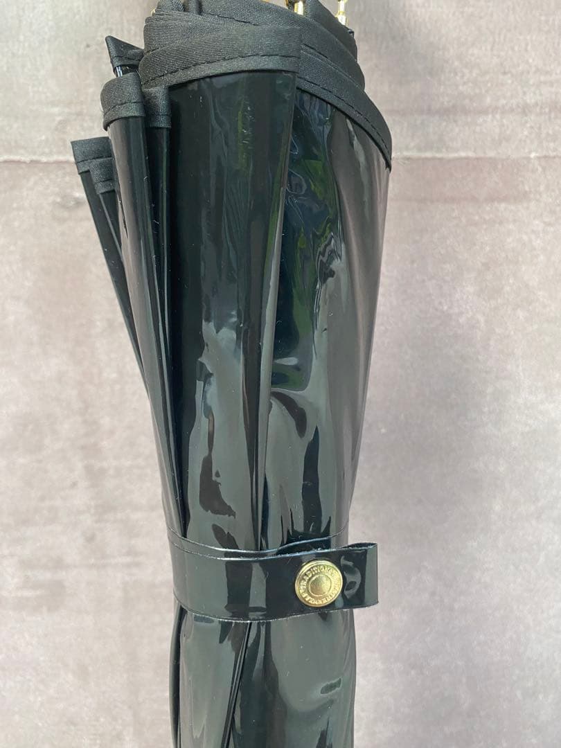 トラディショナルウェザーウェア BAMBOO CLEAR UMBRELLA 黒