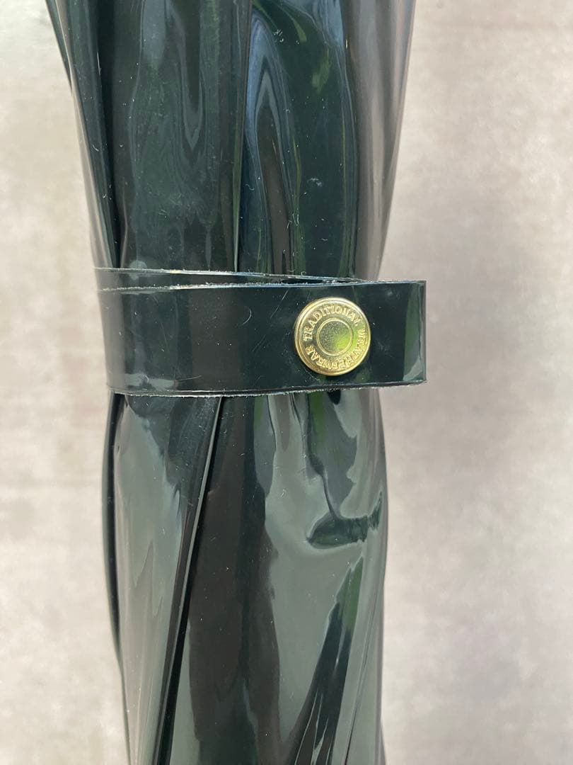 トラディショナルウェザーウェア BAMBOO CLEAR UMBRELLA 黒