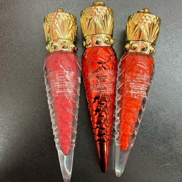 クリスチャンルブタンルビラックリップグロス3点セット