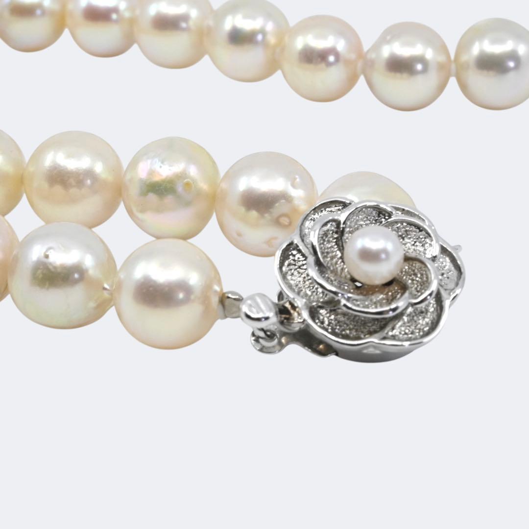 【最高峰】アコヤ　特大　大珠　パール　本真珠　ネックレス　9.5mm